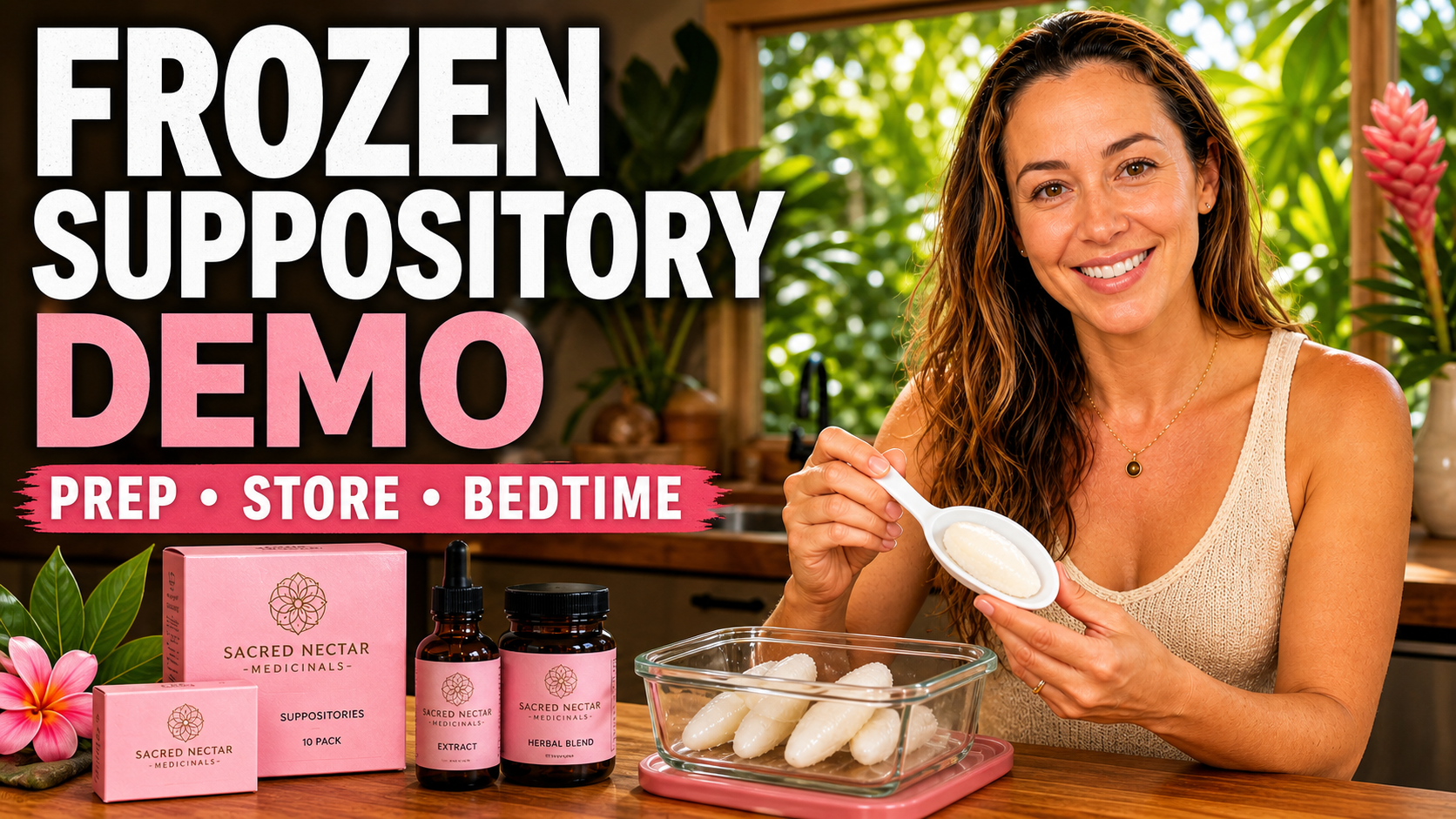 How to Prepare Bulk Frozen Suppositories: A Sacred Nectar Demo